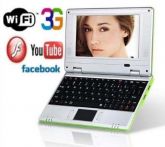 Netbook Google Android 2.2 -WiFi 802.11b/g/n Banda Larga 3G